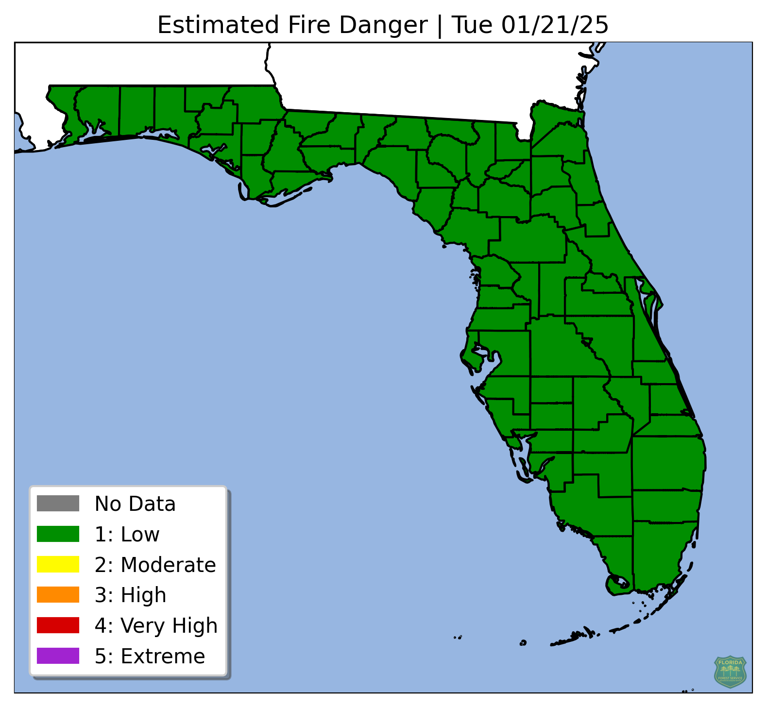 Forecast FL Fire Danger