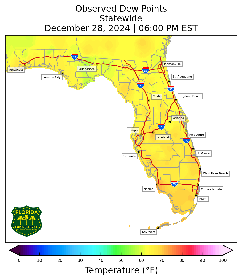 Observed Weather Map